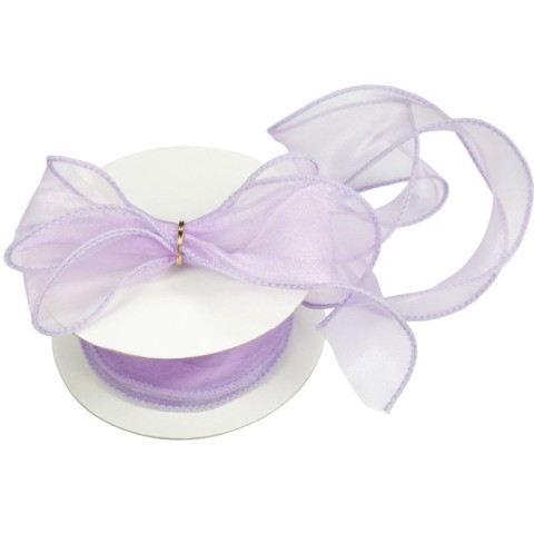 NASTRO ORGANZA VUAL CM4x15MT LILLA